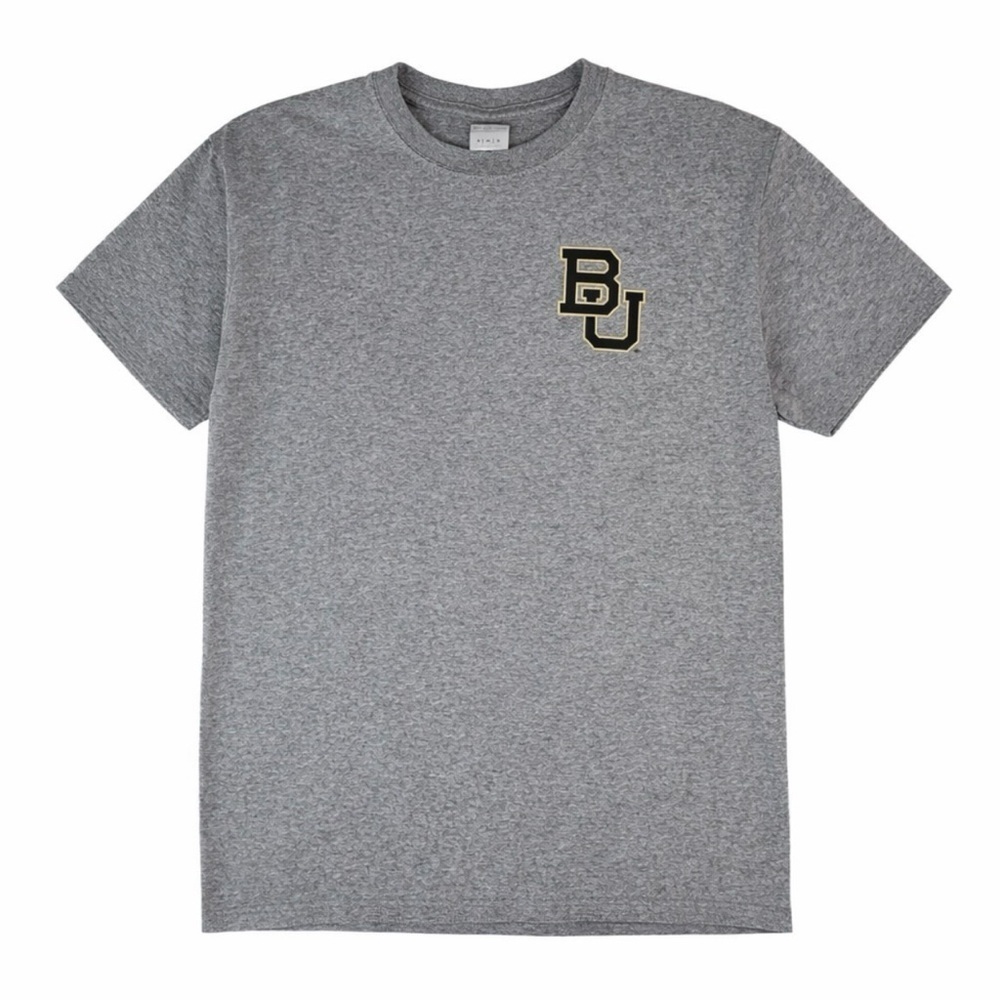 Baylor University Bears Gray Tee Shirt Tailgates Traditions Touchdowns Size Med